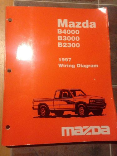 1997 mazda b-series truck b2300 3000 4000 electrical wiring diagrams manual oem
