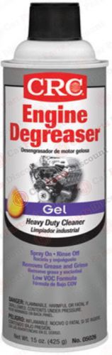 New crc engine degreaser - gel engine degreaser (15 oz. aerosol can), 05026