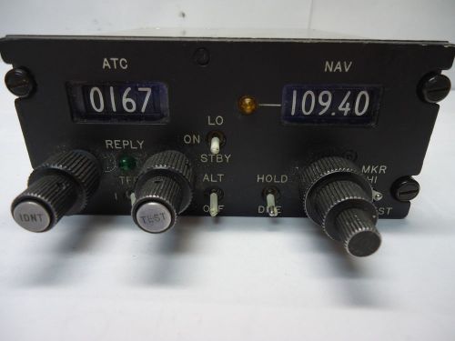 Gables g-4876c nav/ transponder control head - used avionics/parts
