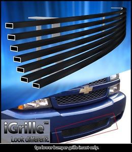 Fits 2003-2006 chevy silverado ss 1500 stainless black bumper billet grille