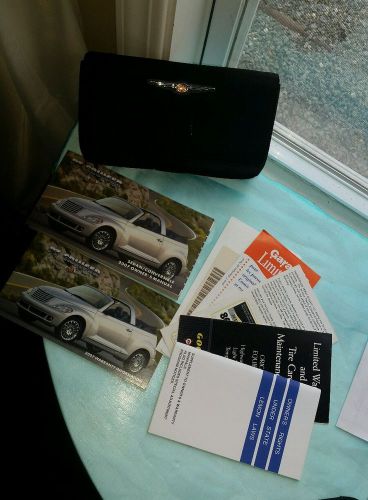 2007 town &amp; country owner&#039;s manaul with case