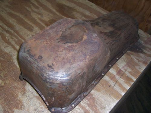 1958-1962 chevrolet belair impala 235 engine motor oil pan rat rod hot rod parts