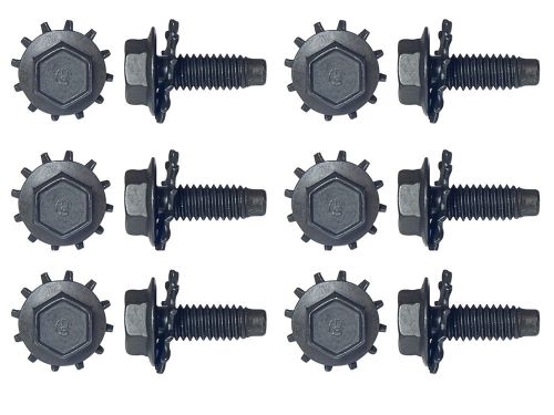 New 1965-67 ford body bolts 5/16&#034;-18 x 15/16&#034; phosphate fairlane galaxie set-12