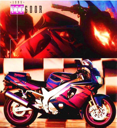 1995 yamaha yzf600r motorcycle brochure -yzf 600 r-yamaha-yzf600 r