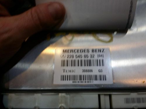 Mercedes mercedes s-class chassis brain box 220 type, suspension; (lh rear eng