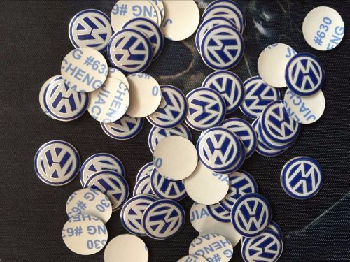 New 10x vw remote flip key fob case logo badge sticker emblem #2