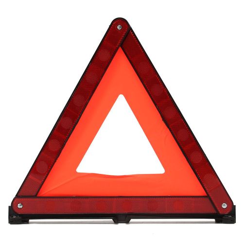 Safety sign folding emergency warning triangle pvc car accessories supply
