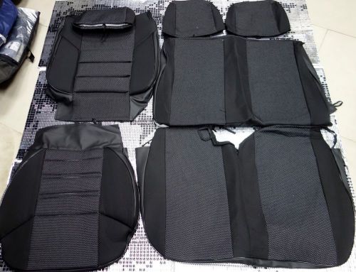 Mercedes-benz sprinter volkswagen crafter seat covers jacquard and leatherette
