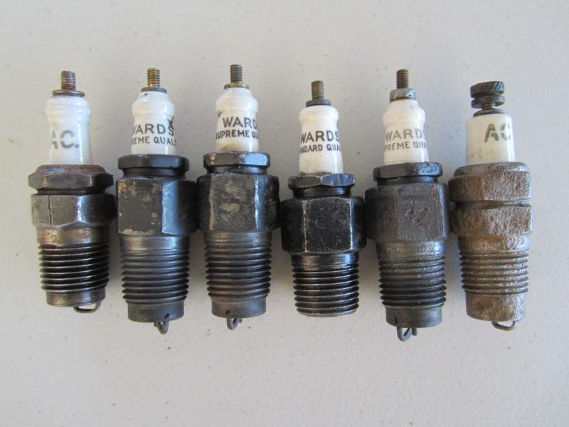 6 Model T Ford Spark Plugs Hit and Miss Stationary Wards A/C 1/2 Inch Thread #4, US $4.00, image 2