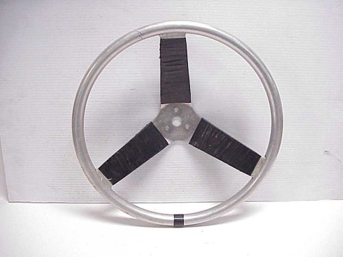 Sweet race car 3 spoke 14&#034; aluminum steering wheel imca sprint car vintage sw5