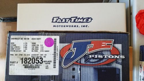 Je pistons 182053 chevy sb dish pistons - new