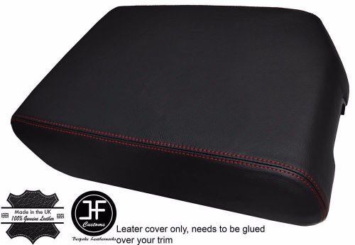 Red stitch real leather armrest cover fits vw volkswagen touareg 2004-2010