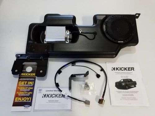 15 thru 16 F-150 OEM Ford Kicker Audio 8" Sub Speaker & 100w Amp Upgrade Kit NEW, US $469.00, image 1
