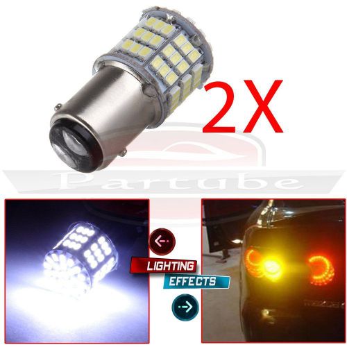 2x epistar bay15d 1157 85 smd led white 3020 tail brake signal stop light bulb