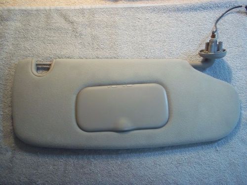 2006-2008 dodge ram 2500 mega cab rh right sun visor tan beige lighted