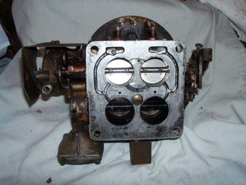 1955 56 FORD OR THUNDERBIRD REBUILDABLE HOLLEY CARBURETOR 4 BARRELL, US $75.99, image 3