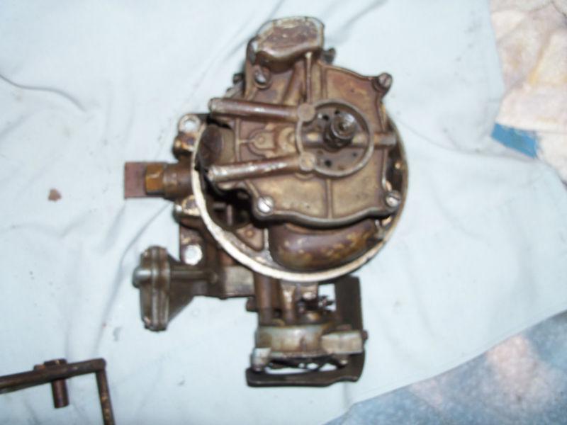 1955 56 FORD OR THUNDERBIRD REBUILDABLE HOLLEY CARBURETOR 4 BARRELL, US $75.99, image 9