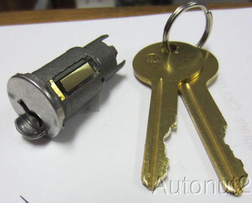 Cadillac trunk lock cylinder with 2 keys 1942 1946 1947 1948 1949