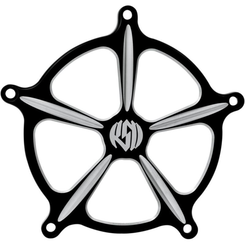  roland sands contrast cut 5 speed air cleaner faceplate for rsd venturi cleaner