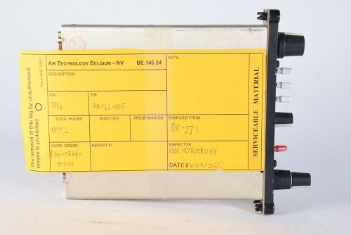 Norther airborne technologies audio panel aa12s-005 removed working with trace