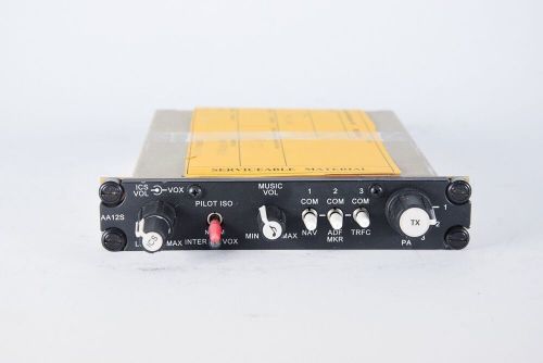 Norther Airborne Technologies Audio Panel AA12S-005 removed working with trace, US $1,195.00, image 3