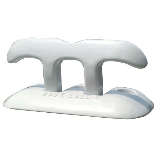 Dock edge flip up dock cleat 8&#034; - white