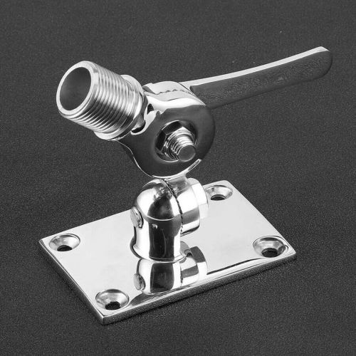 1 Set Stainless Steel Boat Marine Radio VHF Antenna Ratchet Mount Antenna Mount, US $35.50, image 5