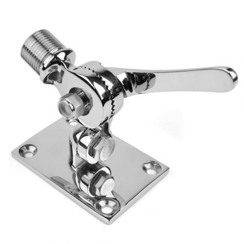1 Set Stainless Steel Boat Marine Radio VHF Antenna Ratchet Mount Antenna Mount, US $35.50, image 9