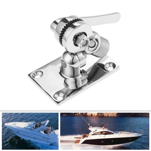 1 Set Stainless Steel Boat Marine Radio VHF Antenna Ratchet Mount Antenna Mount, US $35.50, image 10