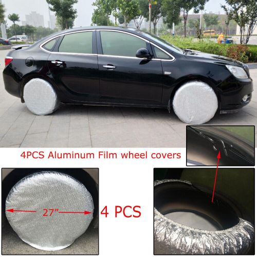 26"-27" Wheel Tire Covers Set of 4 For RV Trailer Camper Sun Snow Rain Protector, US $34.00, image 4