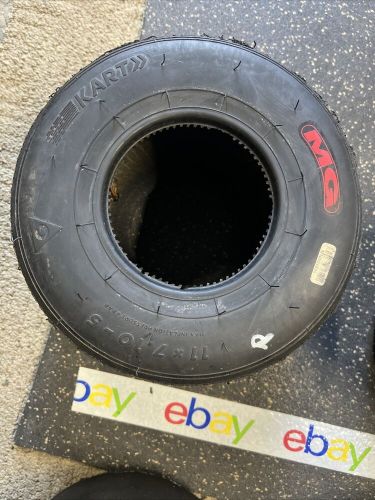 Good Used Set Of MG Red Racing Go Kart Tires 7.10/11x5 And 4.60-10x5, US $35.00, image 2
