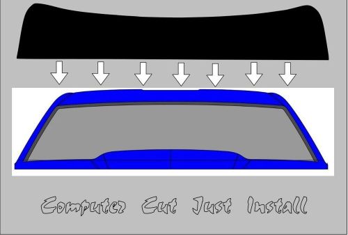 Fits 05-08 dodge magnum precut windshield window tint brow visor - 5%