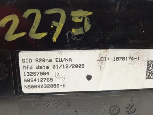13267984 MULTIFUNCTION DISPLAY / 22858076 / 5801640 FOR OPEL ASTRA J LIM. 1.7 16-, US $, image 7