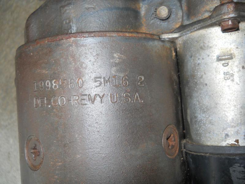 Delco-Remy Flange Mount Hi-Torque Starter 168 tooth flywheel Chevrolet , US $15.00, image 4