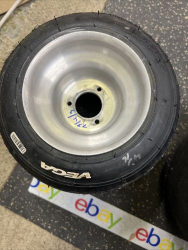 Two American pattern 6” diameter go kart racing wheels with tires Drift Trike, US $79.99, image 2