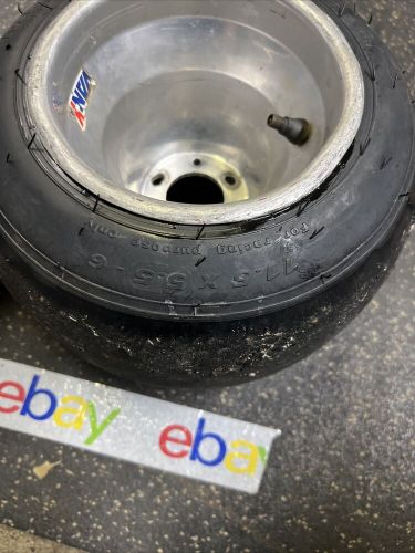 Two American pattern 6” diameter go kart racing wheels with tires Drift Trike, US $79.99, image 9