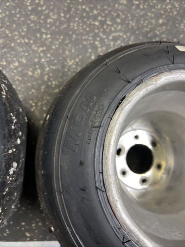 Two American pattern 6” diameter go kart racing wheels with tires Drift Trike, US $79.99, image 10