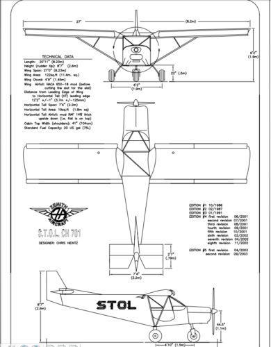 drawings for the construction of the aircraft STOL-ch 701, US $20.00, image 2