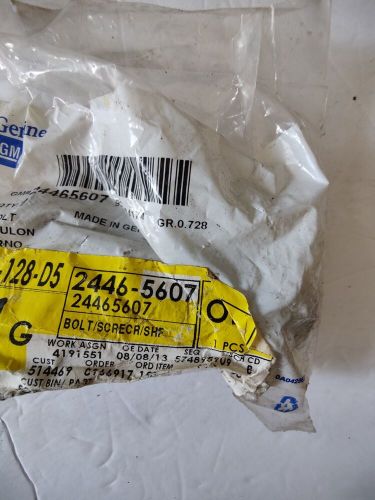 Genuine gm crankshaft sprocket bolt 24465607