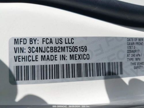 COMPASS 2021 Engine 7318195, US $1,780.00, image 4
