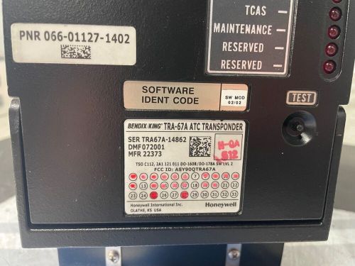 ATC Transponder TRA67A 066-01127-1402 Removed Working, US $595.00, image 4