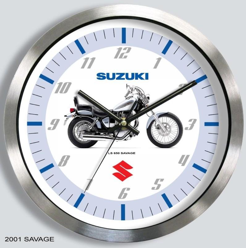 SUZUKI BOULEVARD S40 / LS 650 SAVAGE MOTORCYCLE METAL WALL CLOCK 8 models RYCA, US $49.99, image 3