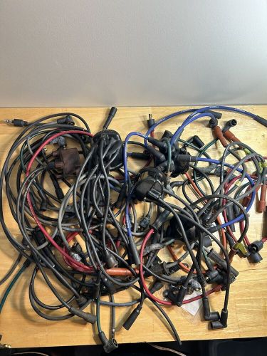 Spark plug wires and distributor cap