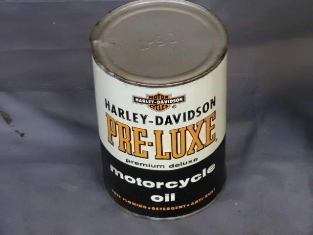 Harley davidson pre-luxe motorcycle oil premium deluxe detergent anti rust quart