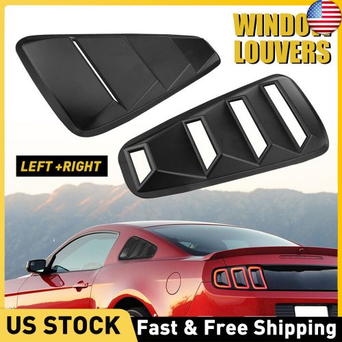 For 2005-2014 Ford Mustang 1/4 Quarter Side Window Louvers Scoop Cover Vent 2PCS, US $29.99, image 9
