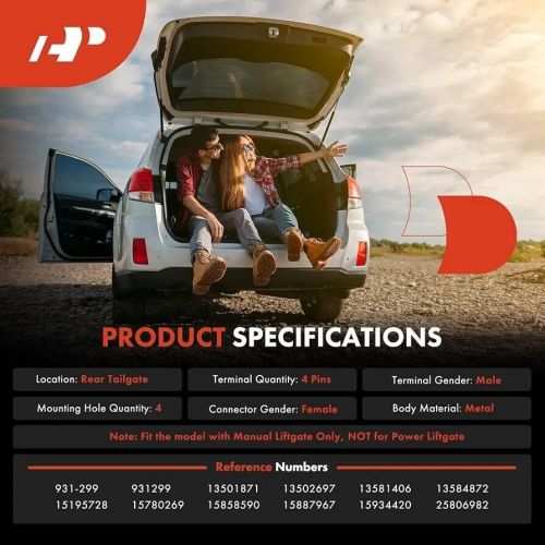 Integrated Door Latch Actuator - Chevy GMC Yukon Buick Cadillac 4 Pins, US $29.95, image 2