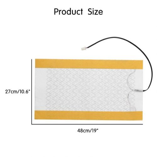 2pcs 12V car carbon fiber heating pad heating pad heating elements winter water 1174-, US $, image 2