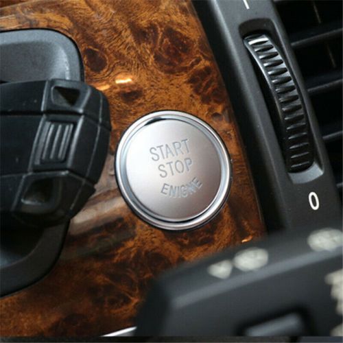 Silver ABS Car Engine Start Stop Button Cover Sticker For BMW X5 E70 X6 E71, US $14.60, image 4