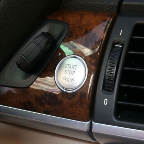 Silver ABS Car Engine Start Stop Button Cover Sticker For BMW X5 E70 X6 E71, US $14.60, image 5