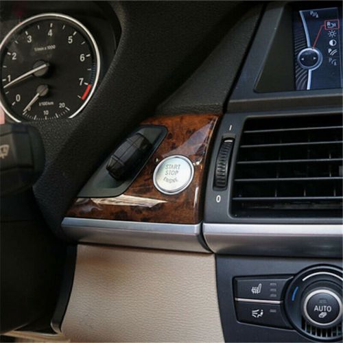 Silver ABS Car Engine Start Stop Button Cover Sticker For BMW X5 E70 X6 E71, US $14.60, image 6